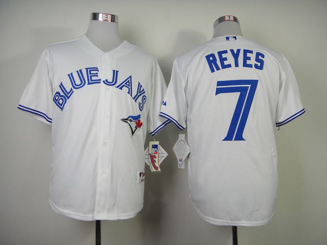 Men Toronto Blue Jays #7 Reyes White MLB Jerseys